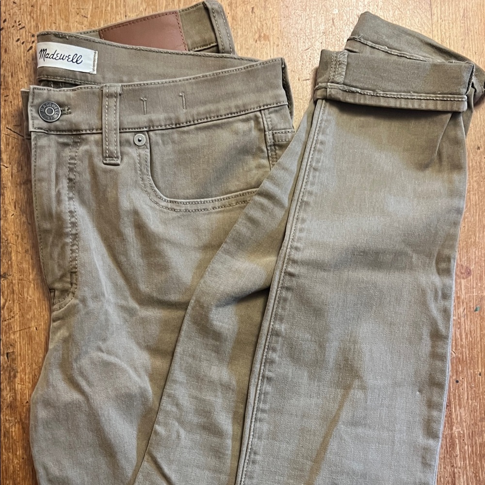 Madewell Olive Green Jeans